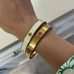 Kate Spade Bangle: Gold & Pink
